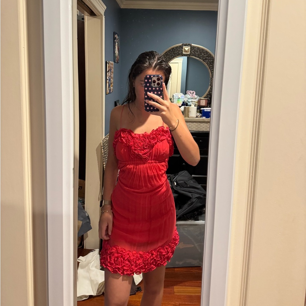 Yoana Baraschi Red Dress